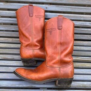 Vintage Mason Western Leather Cowboy Boots